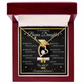 Graduation Gift for Bonus Daughter – Forever Love Necklace with Message Card | Class of 2026 Keepsake