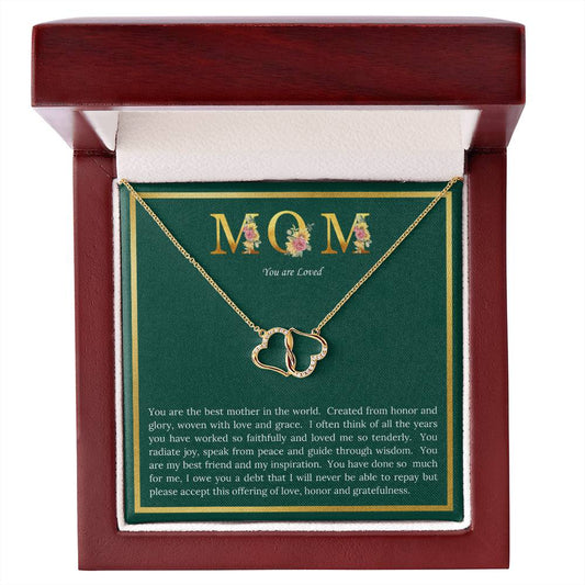 Mom, You Are Loved - Everlasting Love Necklace