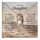 Gift for Daughter from Dad - Eternal Hope Necklace with "This Old Lion" Message