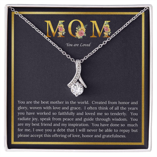 Mom, You Are Loved - Alluring Beauty Necklace