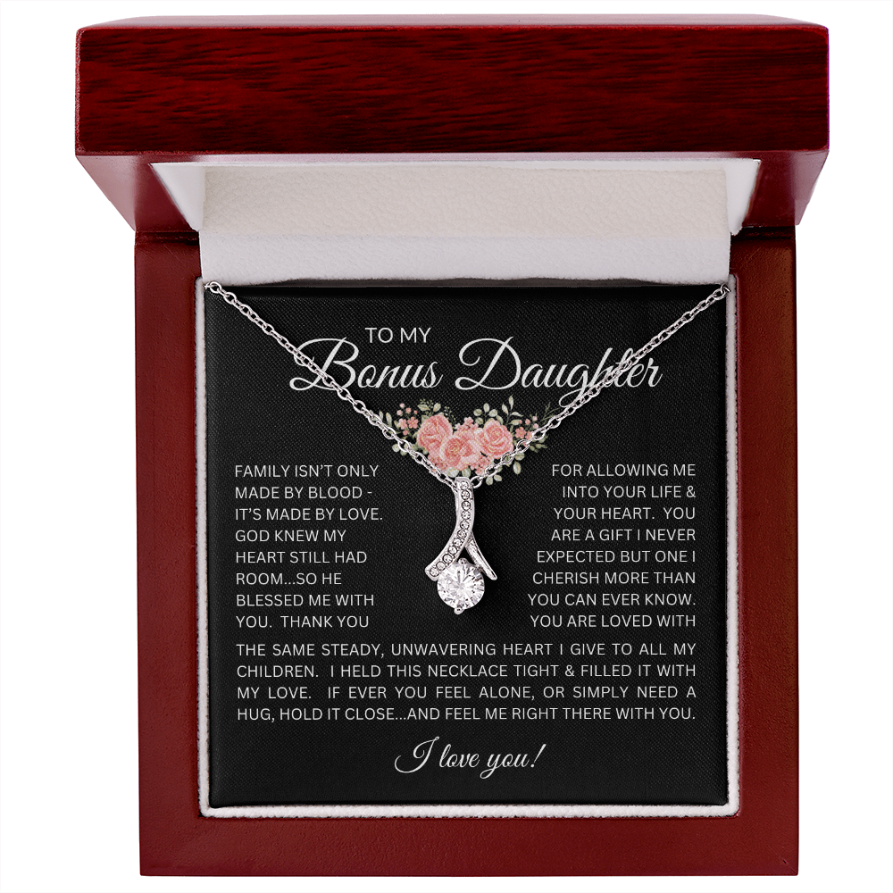 Blessed to Have You - Bonus Daughter Alluring Beauty Necklace Stepdaughter / Bonus Daughter Gift from Bonus Dad
