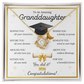 Graduation Gift for Granddaughter – Love Knot Necklace with Inspirational Message Card | Class of 2026