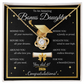 Graduation Gift for Bonus Daughter – Love Knot Necklace with Inspirational Message Card | Class of 2026