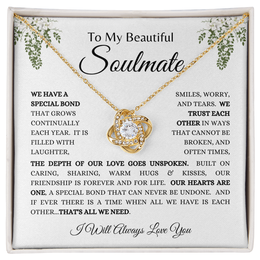 To My Beautiful Soulmate - Love Knot