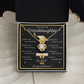 Graduation Gift for Granddaughter – Love Knot Necklace with Inspirational Message Card | Class of 2026