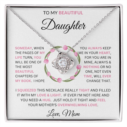 Love Knot Necklace to Daughter from Mom