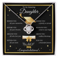 Graduation Gift for Daughter – Love Knot Necklace with Inspirational Message Card | Class of 2026