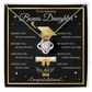 Graduation Gift for Bonus Daughter – Love Knot Necklace with Inspirational Message Card | Class of 2026