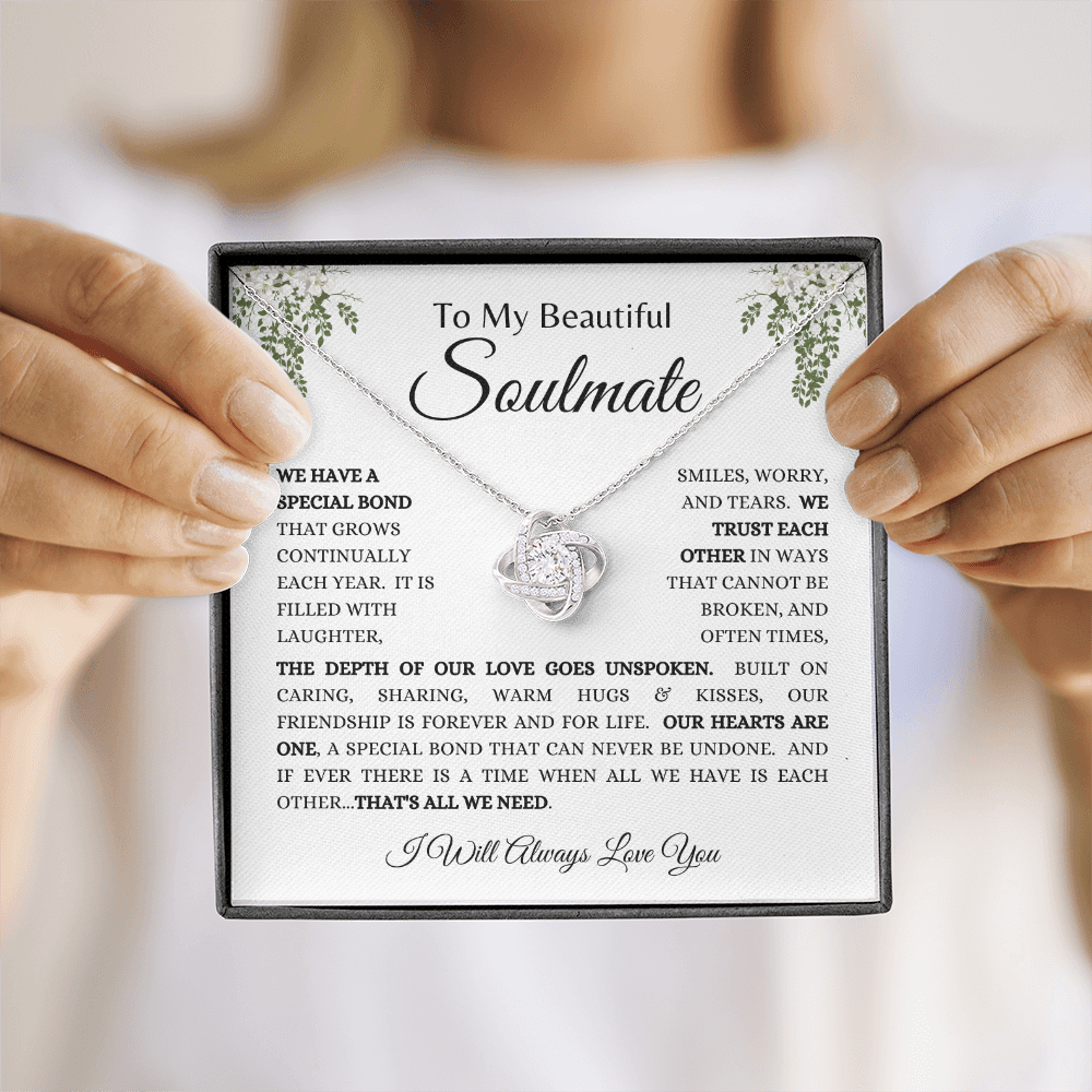 To My Beautiful Soulmate - Love Knot