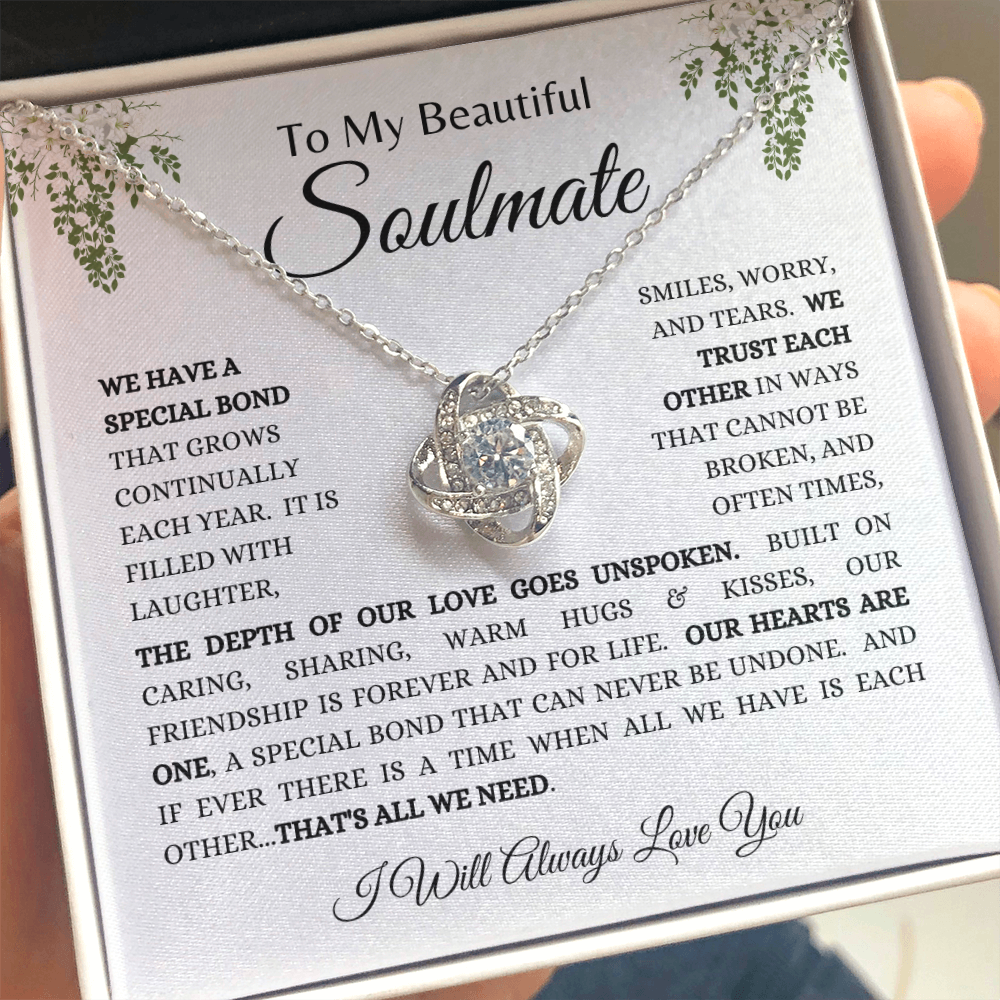 To My Beautiful Soulmate - Love Knot