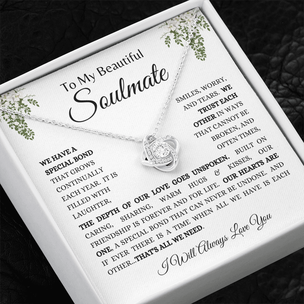 To My Beautiful Soulmate - Love Knot