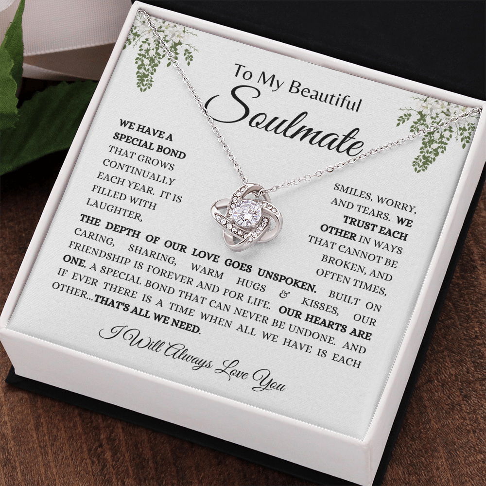 To My Beautiful Soulmate - Love Knot
