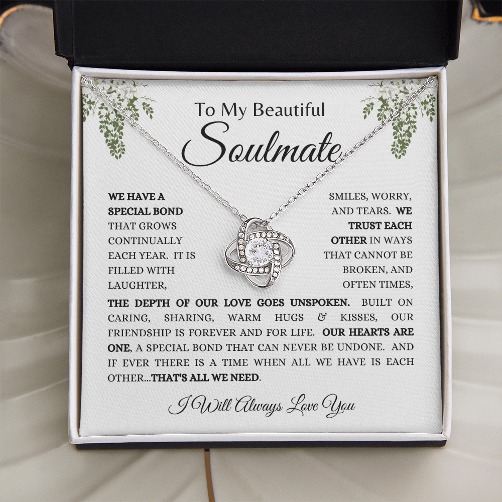 To My Beautiful Soulmate - Love Knot