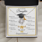 Graduation Gift for Daughter – Love Knot Necklace with Inspirational Message Card | Class of 2026