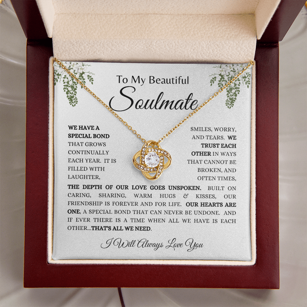 To My Beautiful Soulmate - Love Knot