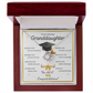 Graduation Gift for Granddaughter – Love Knot Necklace with Inspirational Message Card | Class of 2026