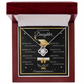 Graduation Gift for Daughter – Love Knot Necklace with Inspirational Message Card | Class of 2026