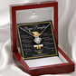 Graduation Gift for Bonus Daughter – Love Knot Necklace with Inspirational Message Card | Class of 2026