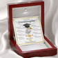 Graduation Gift for Granddaughter – Love Knot Necklace with Inspirational Message Card | Class of 2026