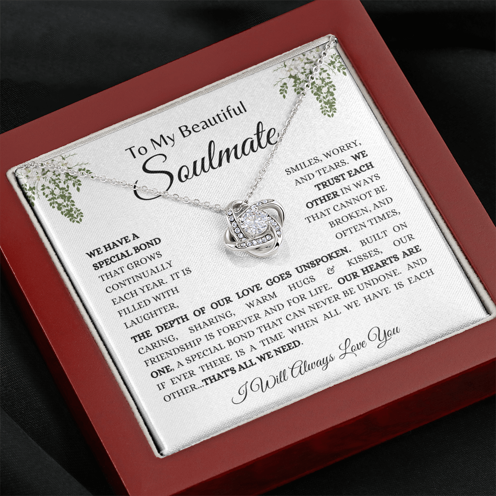 To My Beautiful Soulmate - Love Knot