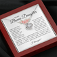 Blessed to Have You - Bonus Daughter Love Knot Necklace Stepdaughter / Bonus Daughter Gift from Bonus Dad
