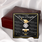 Graduation Gift for Bonus Daughter – Love Knot Necklace with Inspirational Message Card | Class of 2026
