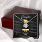 Graduation Gift for Daughter – Love Knot Necklace with Inspirational Message Card | Class of 2026