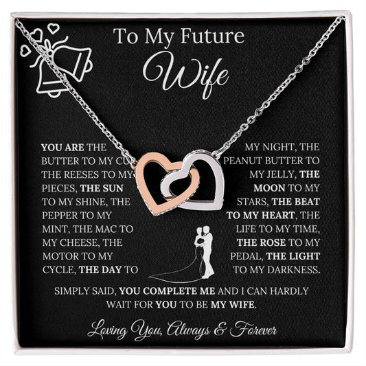 Interlocking Hearts Necklace - Future Wife