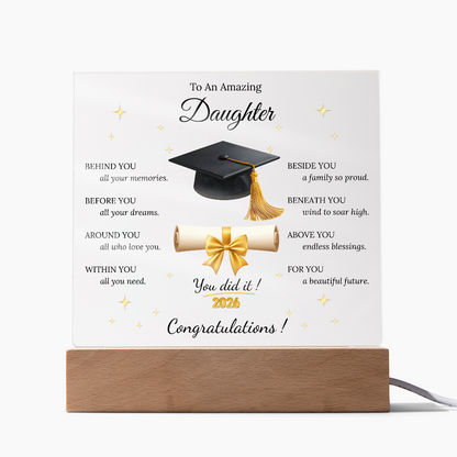 Daughter Graduation Acrylic