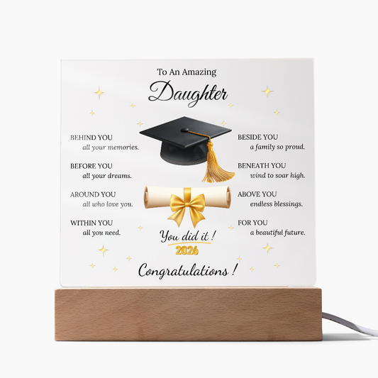 Daughter Graduation Acrylic