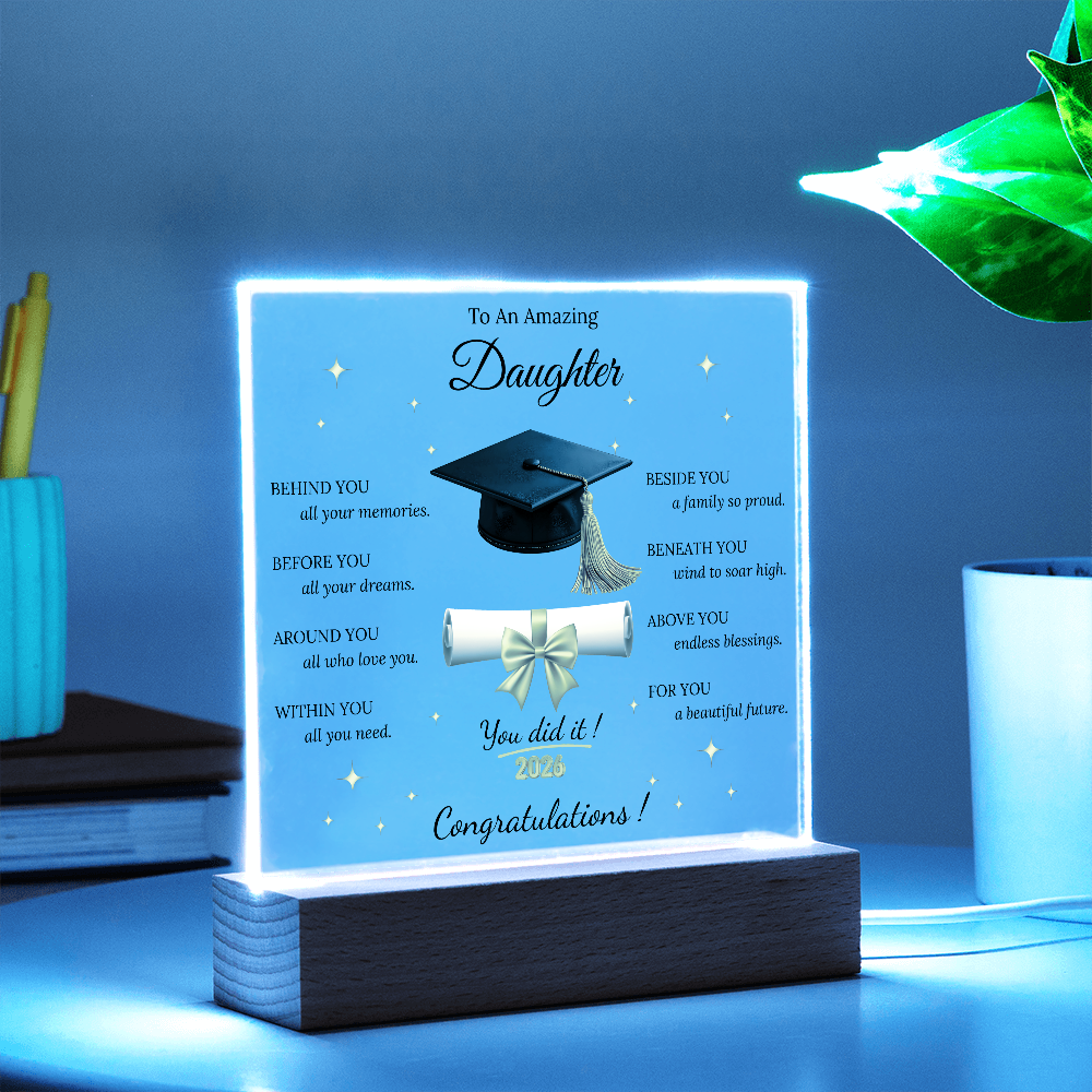 Daughter Graduation Acrylic