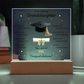 Graduation Gift for Granddaughter – LED Acrylic Plaque with Inspirational Message | Class of 2026 Keepsake