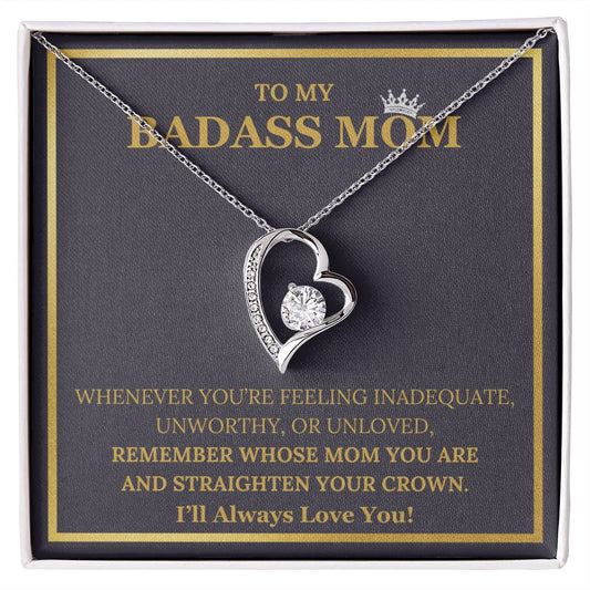 To My Badass Mom - Forever Love Necklace