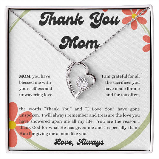 Thank You Mom - Forever Love Necklace