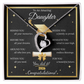 Graduation Gift for Daughter – Forever Love Necklace with Inspirational Message Card | Class of 2026