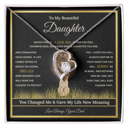 To My Beautiful Daughter Gift - You Changed Me & Gave My Life New Meaning