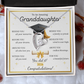 Graduation Gift for Granddaughter – Forever Love Necklace with Inspirational Message Card | Class of 2026