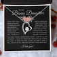 Blessed to Have You - Bonus Daughter Forever Love Necklace Stepdaughter / Bonus Daughter Gift from Bonus Dad