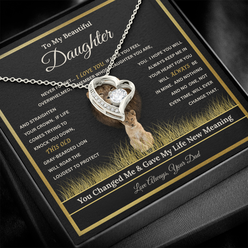To My Beautiful Daughter Gift - You Changed Me & Gave My Life New Meaning