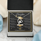 Graduation Gift for Daughter – Forever Love Necklace with Inspirational Message Card | Class of 2026