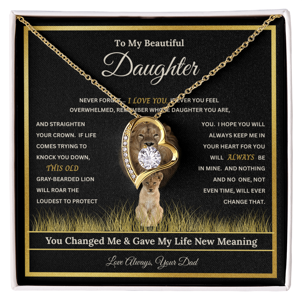 To My Beautiful Daughter Gift - You Changed Me & Gave My Life New Meaning