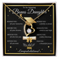 Graduation Gift for Bonus Daughter – Forever Love Necklace with Message Card | Class of 2026 Keepsake