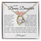 Blessed to Have You - Bonus Daughter Forever Love Necklace Stepdaughter / Bonus Daughter Gift from Bonus Dad