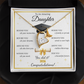 Graduation Gift for Daughter – Forever Love Necklace with Inspirational Message Card | Class of 2026