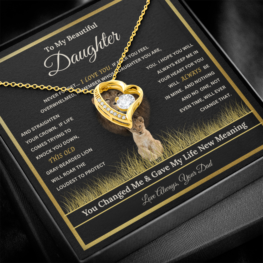 To My Beautiful Daughter Gift - You Changed Me & Gave My Life New Meaning