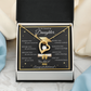 Graduation Gift for Daughter – Forever Love Necklace with Inspirational Message Card | Class of 2026