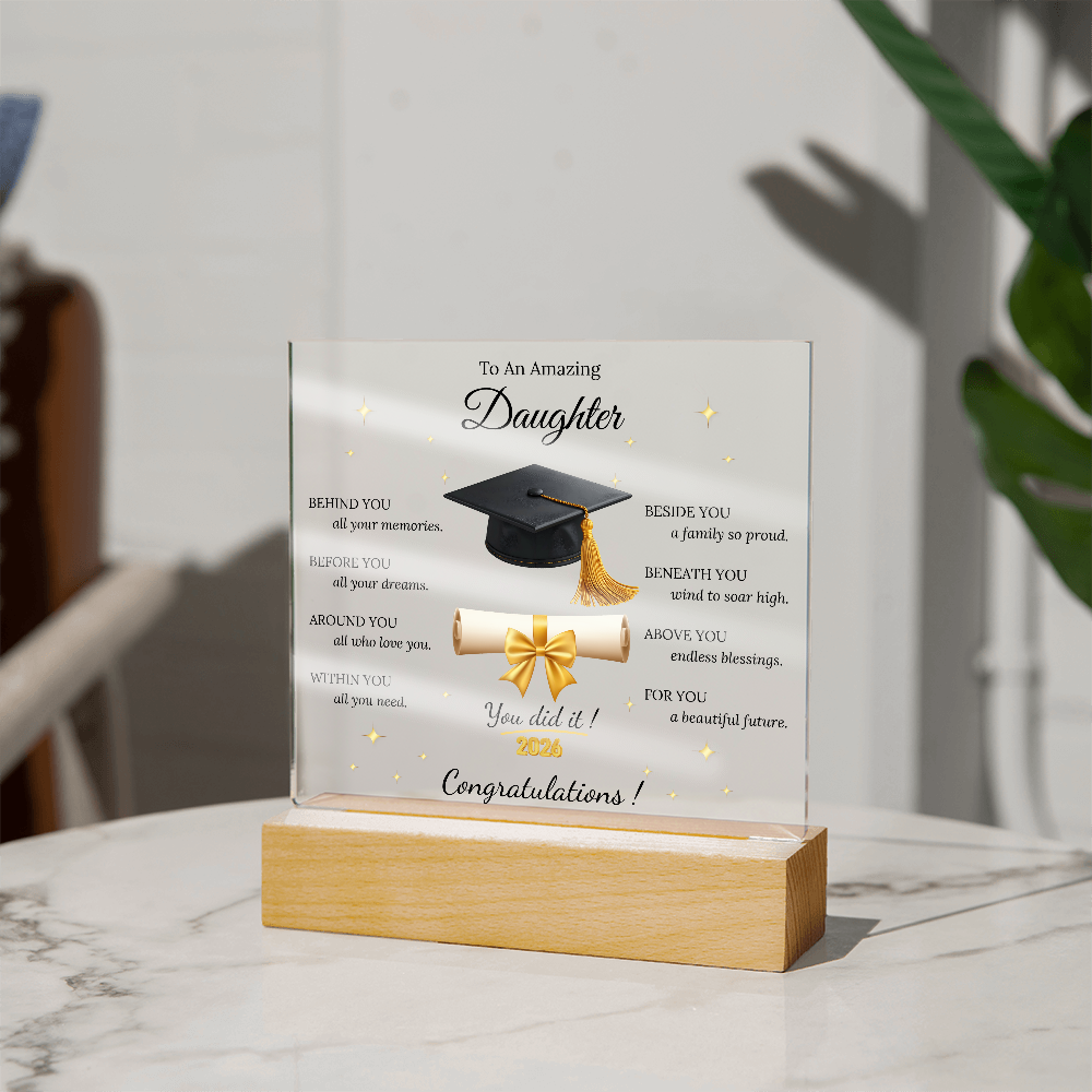 Daughter Graduation Acrylic