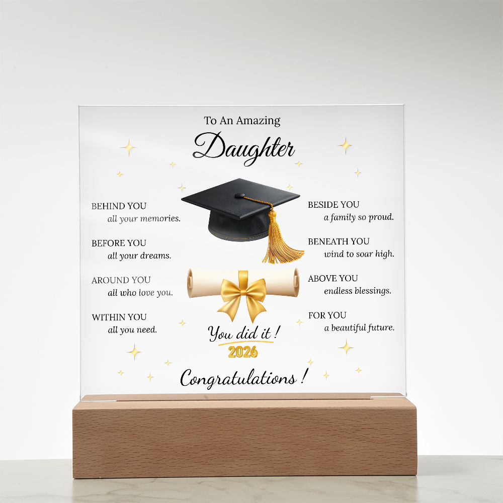 Daughter Graduation Acrylic