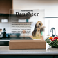 Gift to Daughter from Dad - "This Old Lion" Timeless Keepsake Acrylic Plaque with LED Base