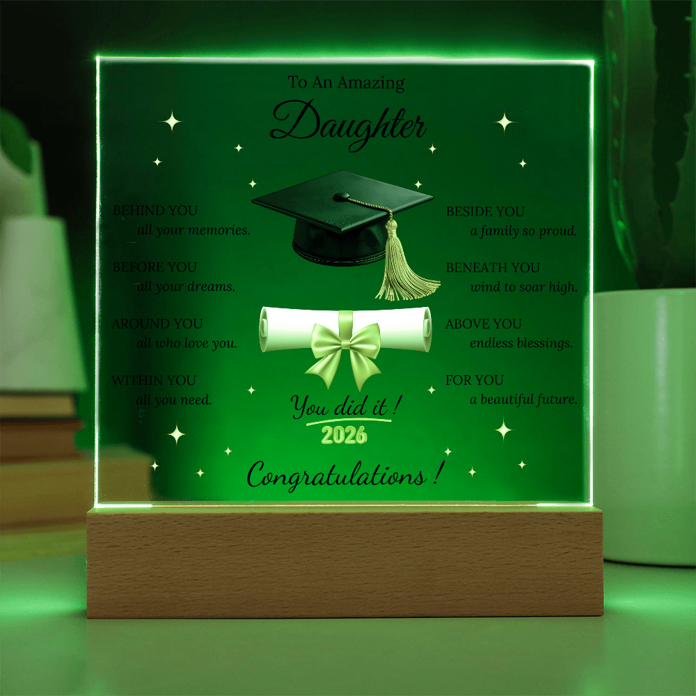 Daughter Graduation Acrylic